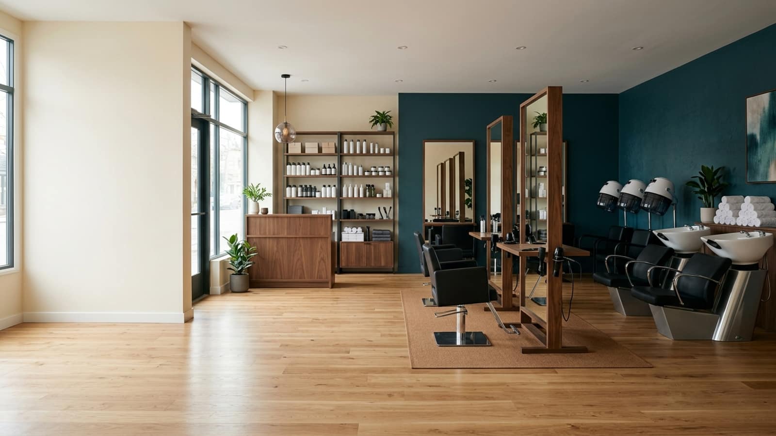 Hair salon planning scene for Hair Salon Financing: Choose by Use of Funds