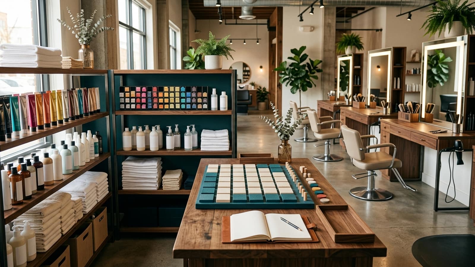 Hair salon planning scene for Hair Salon Working Capital: Match the Need to Cash Flow